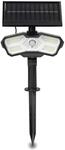 EASYmaxx LED-Solarstrahler f&uuml;r au&szlig;en mit Bewegungsmelder | Solarleuchte |...