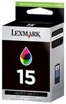 Lexmark 18C2110E 15 Tintenpatrone farbig 150 Seiten R&uuml;ckgabe
