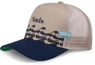 Coastal Bauhaus Wave Sand/Navy Trucker Cap