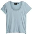 Superdry Damen Studios T-Shirt mit tiefem Ausschnitt Ewig Blau 40