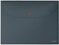 Leitz A4 Privacy Dokumentenh&uuml;lle mit 2 F&auml;chern, Ideal f&uuml;r bis zu 50 Blatt,
