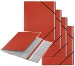 L: Trennbuch, Recycling, A4, 12 Register, Rot