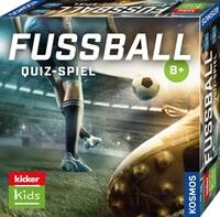 KOSMOS Kicker Kids Fu&szlig;ball-Quiz, Fussball Brettspiel f&uuml;r 2-4 Spieler | Mit den