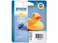 Epson T0554 Tintenpatrone Ente, Singlepack gelb