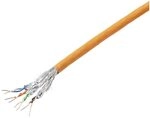 TRU Components Netzwerkkabel CAT 6a S/FTP 4 x 2 x 0.24mm&sup2; Orange 305m