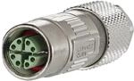 METZ CONNECT M12 Buchse IP67 gerade geschirmt, X-kodiert, Cat. 6A