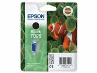 Epson T026 Tintenpatrone Fische, Singlepack, schwarz