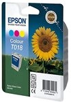 Epson T018 Tintenpatrone Sonnenblume, Multipack, 3-farbig
