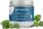 Georganics - Bio-Zahnpulver f&uuml;r Wei&szlig;e Z&auml;hne - Hellt die Z&auml;hne auf & Entfernt