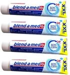 Blend a med Zahncreme Zahnpasta Extra Frisch Clean | 4er Set | XXL Tuben | 4x...