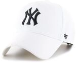 '47 Brand Adjustable Cap - MLB New York Yankees wei&szlig; schwarz