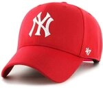 47 Brand MLB New York Yankees Cap B-MVPSP17WBP-RDB, Mens Cap with a Visor, red, One