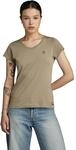 G-Star RAW Damen Eyben Slim V-Neck Top 2.0, Gr&uuml;n (Shamrock D24533-4107-2199), S