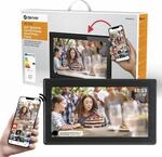Denver PFF-1515B Digitaler Wi-Fi Bilderrahmen &ndash; 15,6 Zoll Full HD IPS Touchscreen,