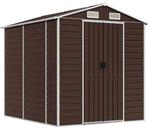 vidaXL Gartenhaus Braun 191 x 215 x 198 cm Verzinkter Stahl