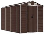 vidaXL Gartenhaus Braun 191 x 300 x 198 cm Verzinkter Stahl