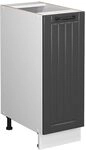 Vicco Apothekerschrank Fame-Line, Anthrazit Landhaus, 30 cm ohne Arbeitsplatte,...