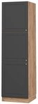 Vicco Herdumbauschrank Fame-Line, Anthrazit-Gold, 60 cm