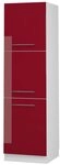 Vicco Herdumbauschrank Fame-Line, Bordeaux Hochglanz, 60 cm