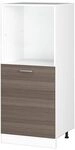 Vicco Herdumbauschrank R-Line, Edelgrau, 60 cm