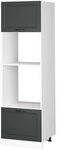 Vicco Mikrowellenschrank R-Line, Anthrazit Landhaus, 60 cm, zur freien...