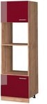 Vicco Mikrowellenschrank R-Line, Rot Hochglanz, 60 cm, zur freien Kombination