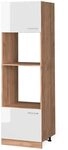 Vicco Mikrowellenschrank R-Line, Wei&szlig; Hochglanz, 60 cm, zur freien Kombination