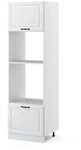 Vicco Mikrowellenschrank R-Line, Wei&szlig; Landhaus, 60 cm, zur freien Kombination