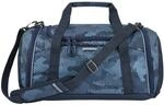 coocazoo Sporttasche &bdquo;Geometric Sky&rdquo;, grau-blau, Hauptfach, Nassw&auml;schefach,
