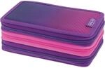 Herlitz Etui TriCase 31teilig bef&uuml;llt, Dip Dye Pink/Purple, 1 St&uuml;ck