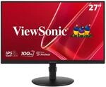 ViewSonic VA2708-HDJ Monitor 27 Zoll Full HD, 100Hz, 1ms MPRT, IPS, 99% sRGB,