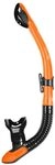 Mares Ergo Dry Trockenschnorchel Schnorchel mit Ventil (Black-orange)