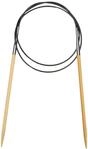 Prym 221506 Rundstricknadeln, 80 cm, 4,00 mm Rundstricknadel, Bambus, Natur, 4 mm,