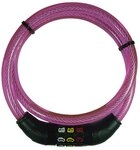 Security Plus &reg; Kinder Symbolkabelschloss Pink One size