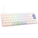 Ducky One 2 Pro Mini White Edition Gaming Tastatur, RGB LED - Cherry Silver
