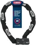 ABUS Schloss-Ketten-Kombi Granit Extreme Plus 59 - Motorradschloss aus 12 mm starker