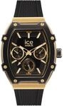 Ice-Watch - Ice boliday Black Gold - Schwarze Damenuhr mit Silikonarmband - 022865