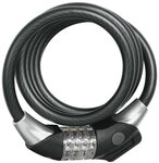 ABUS Spiralkabelschloss Raydo Pro 1450/185 + TexKF-Halterung - Zahlenschloss mit