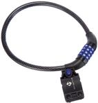 Fahrradschloss Kabelschloss, Zahlencode, Clip-on-Halter, D 12.6 von M-WAVE