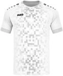 JAKO Herren Trikot Pixel (Kurzarm), Wei&szlig;, XL