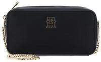 Tommy Hilfiger Th Timeless Chain Kameratasche, Schwarz, OS, Schwarz (Schwarz), One