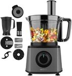 Cecotec Lebensmittelprozessor Paprika 1300 Full, 2000W Leistung, Edelstahl, 2