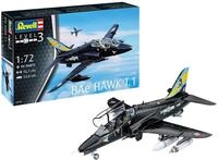 Revell Modellbau, BAe Hawk T.1, 1:72 Bausatz, 90 Teile, Bastelset ab 10 Jahren,