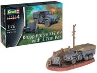 Revell Modellbausatz I Krupp Protze KFZ 69 with 3,7cm Pak I Detailreicher Level 4