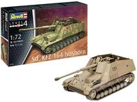 Revell Modellbau, Sd.Kfz. 164 Nashorn, Bausatz, Ma&szlig;stab 1:72, 184 Teile, Bastelset