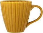 Bloomingville Latina Becher, Steingut, D8,5xH8,5 cm, 220 ml (Gelb)