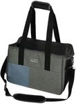 Kerbl Pet Tragetasche Vacation, Hundetasche, Transporttasche, grau, blau, 40x20x27cm,