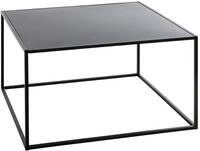 HAKU Beistelltisch schwarz Metall Couchtisch klein - Ma&szlig;e: B 70 x H 40 x T 70 cm