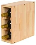 PROREGAL Modulares Weinregal VINCELLAR MOD | HxBxT 30x12x30cm | Schmal Modul...