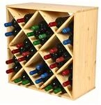 PROREGAL Modulares Weinregal VINCELLAR MOD | HxBxT 60x60x30cm | Rauten Modul...